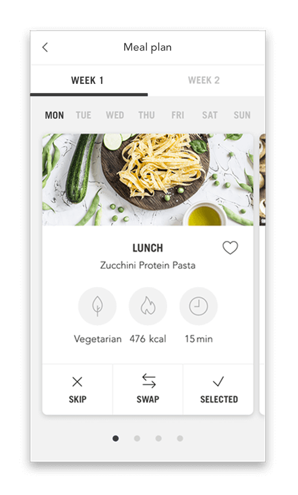Meal Plan Preview Smartphone